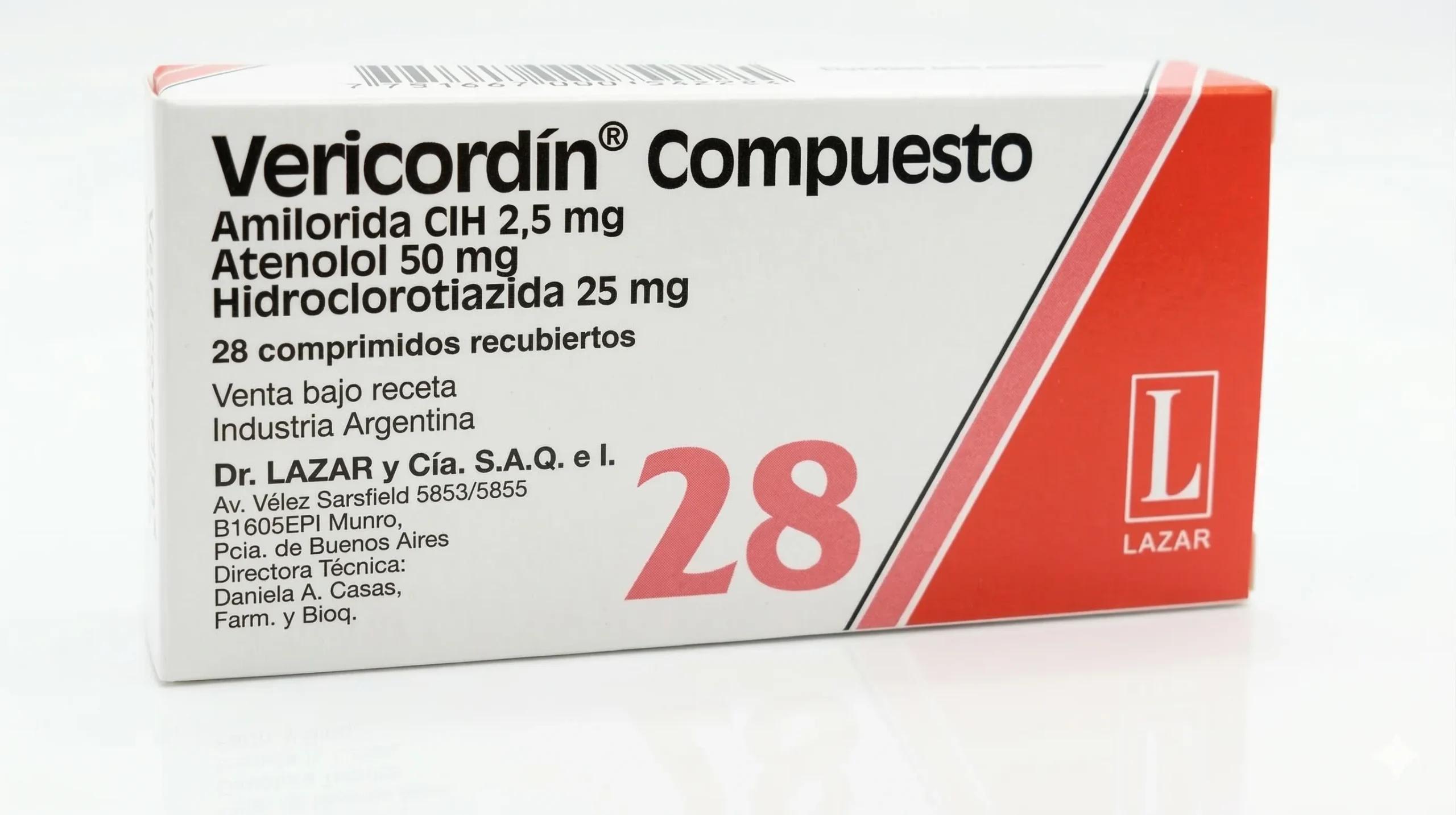 VERICORDIN COMPUESTO comp.x 28 — imagen 1
