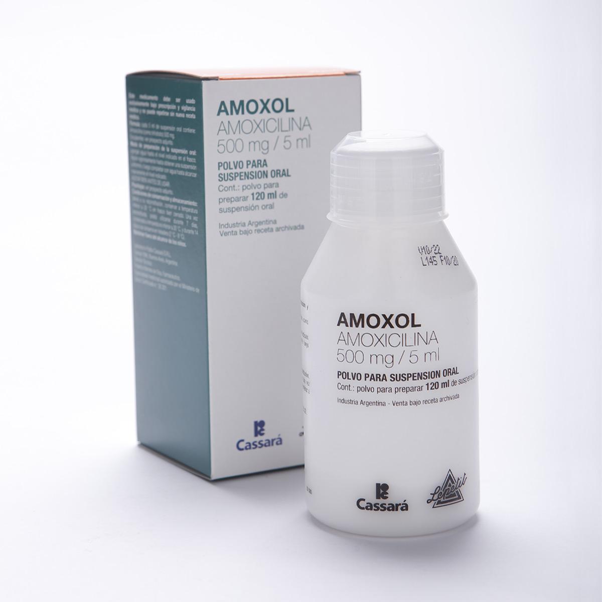 AMOXOL 500 pvo.p/susp.oral x 120 ml — imagen 1