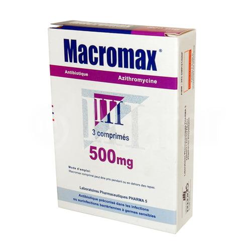 MACROMAX 500 mg comp.x 3 — imagen 1
