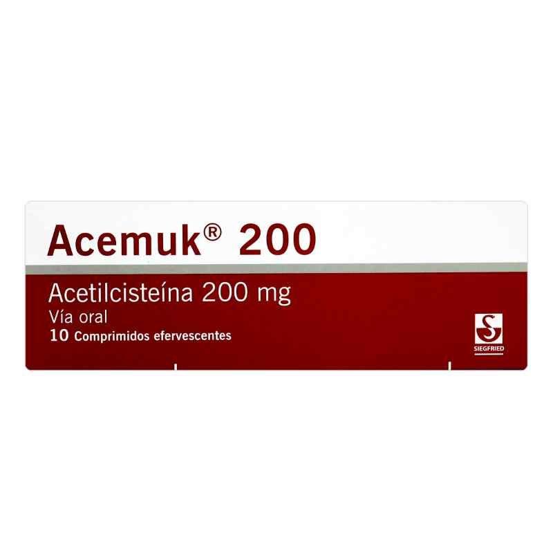 ACEMUK 200 mg tab.eferv.x 10 — imagen 1
