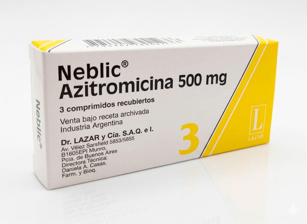 NEBLIC 500 mg comp.rec.x 3 — imagen 1