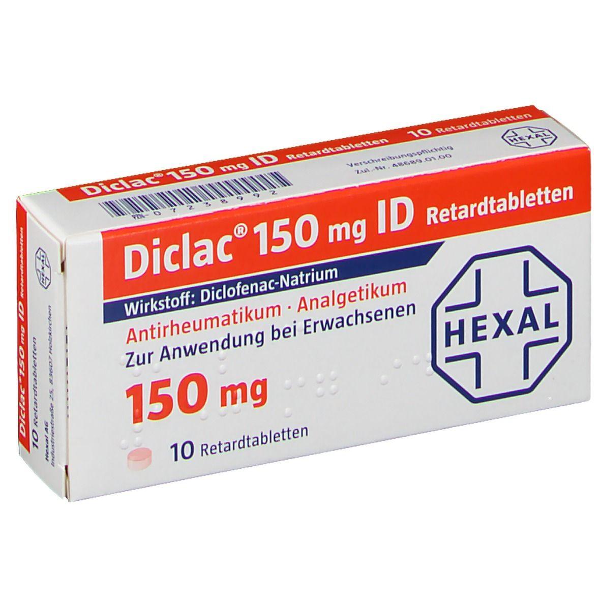 DICLAC 150 mg comp.rapirtd.x 10 — imagen 1
