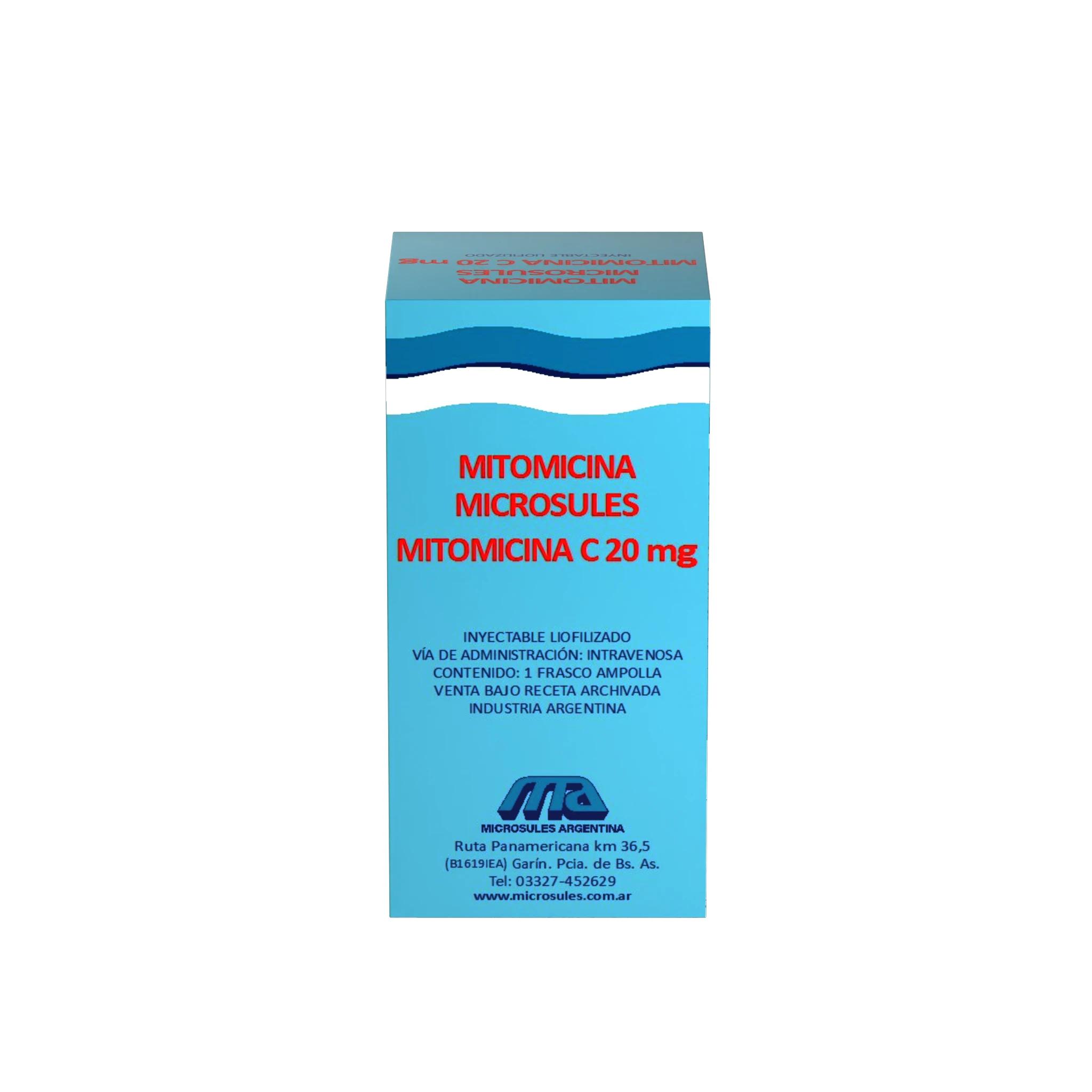 MITOMICINA MICROSULES 20 mg iny.liof.f.a.x 1 — imagen 1