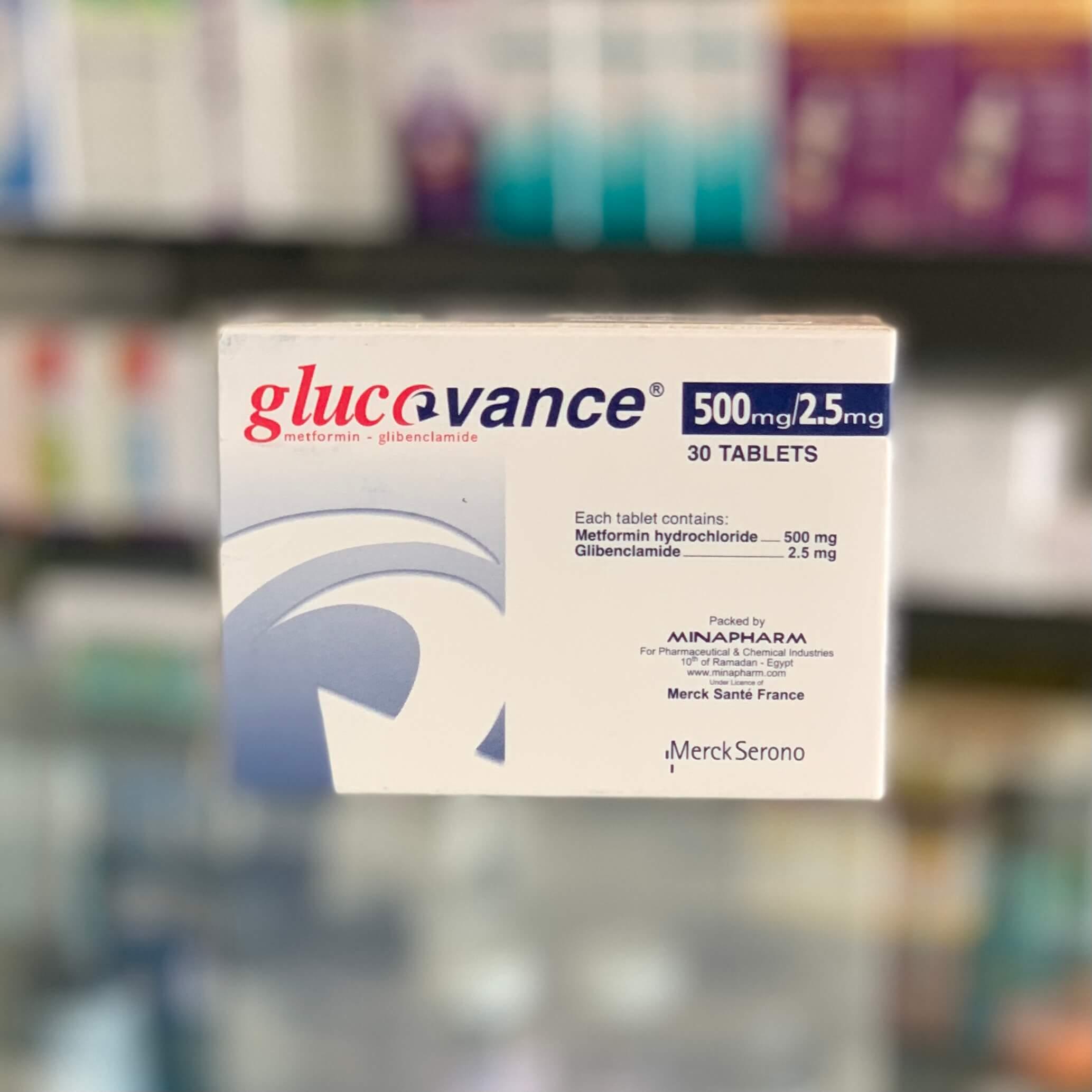 GLUCOVANCE 500 mg/2.5 mg comp.x 30 — imagen 1