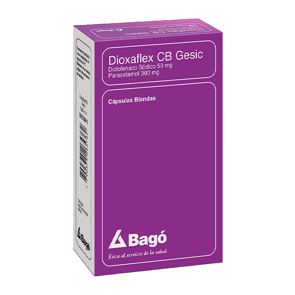 DIOXAFLEX GESIC CB caps.blandas x 10 — imagen 1
