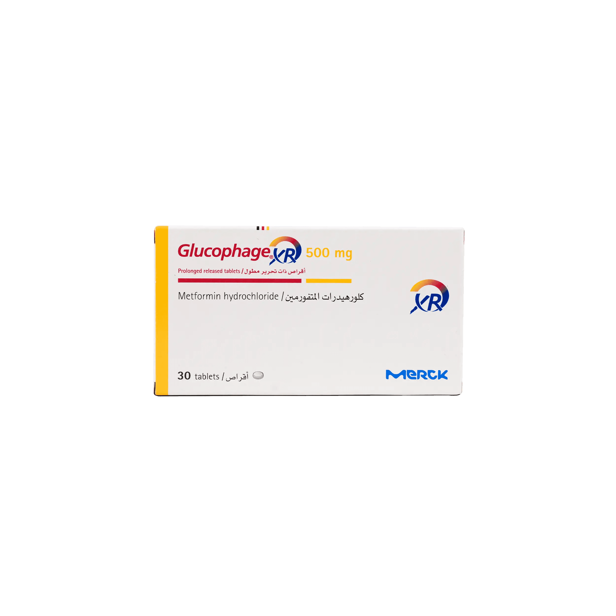 GLUCOPHAGE XR 500 LP 500 mg comp.x 30 — imagen 1