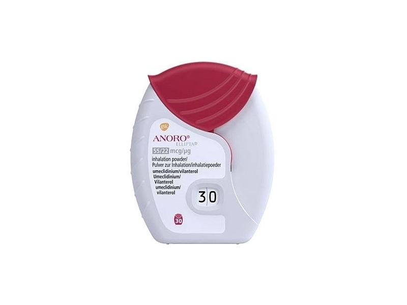 ANORO ELLIPTA 55/22 mcg pvo.inh.x30ds. — imagen 1