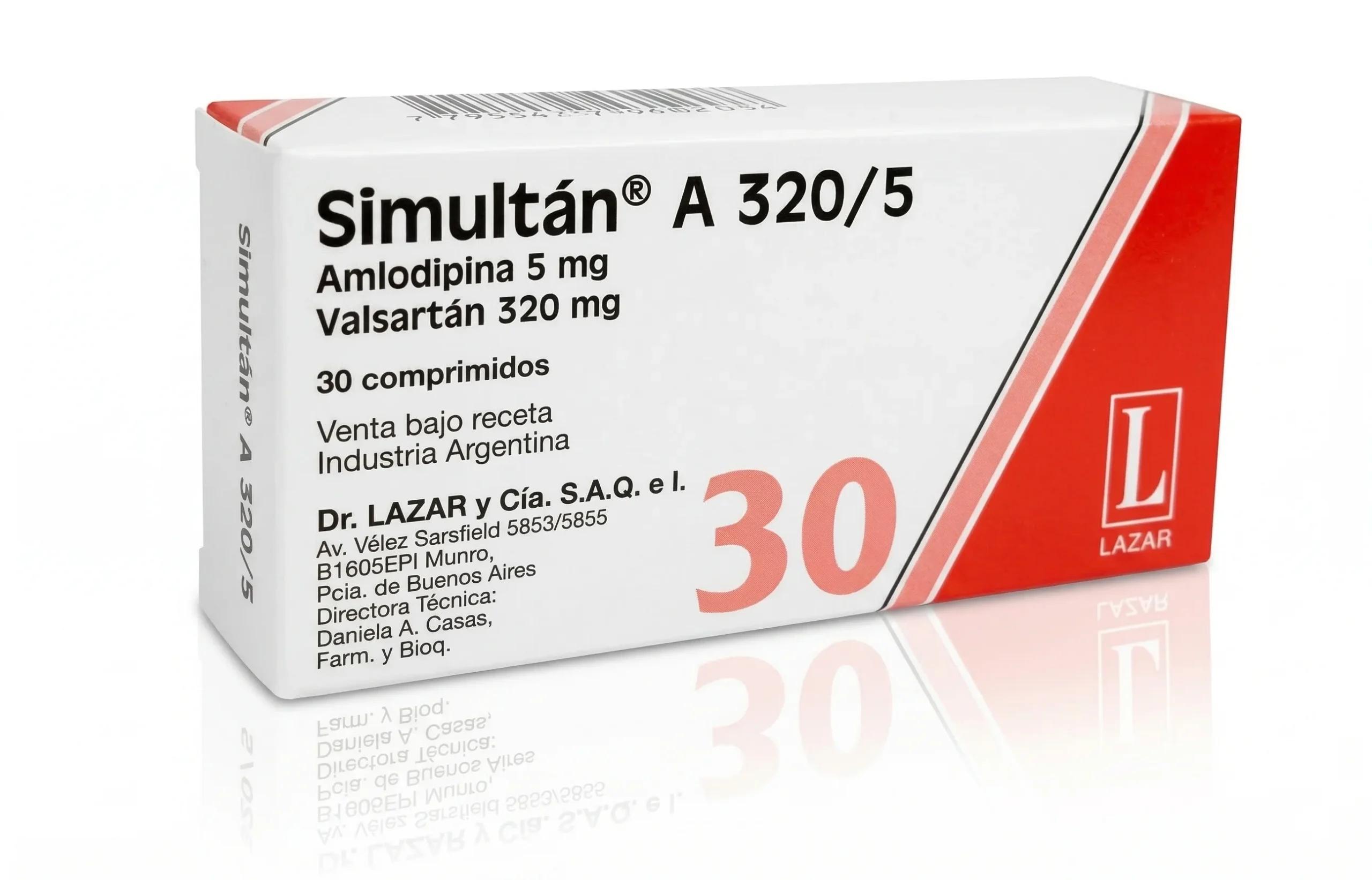 SIMULTAN A 320/5 mg comp.x 30 — imagen 1