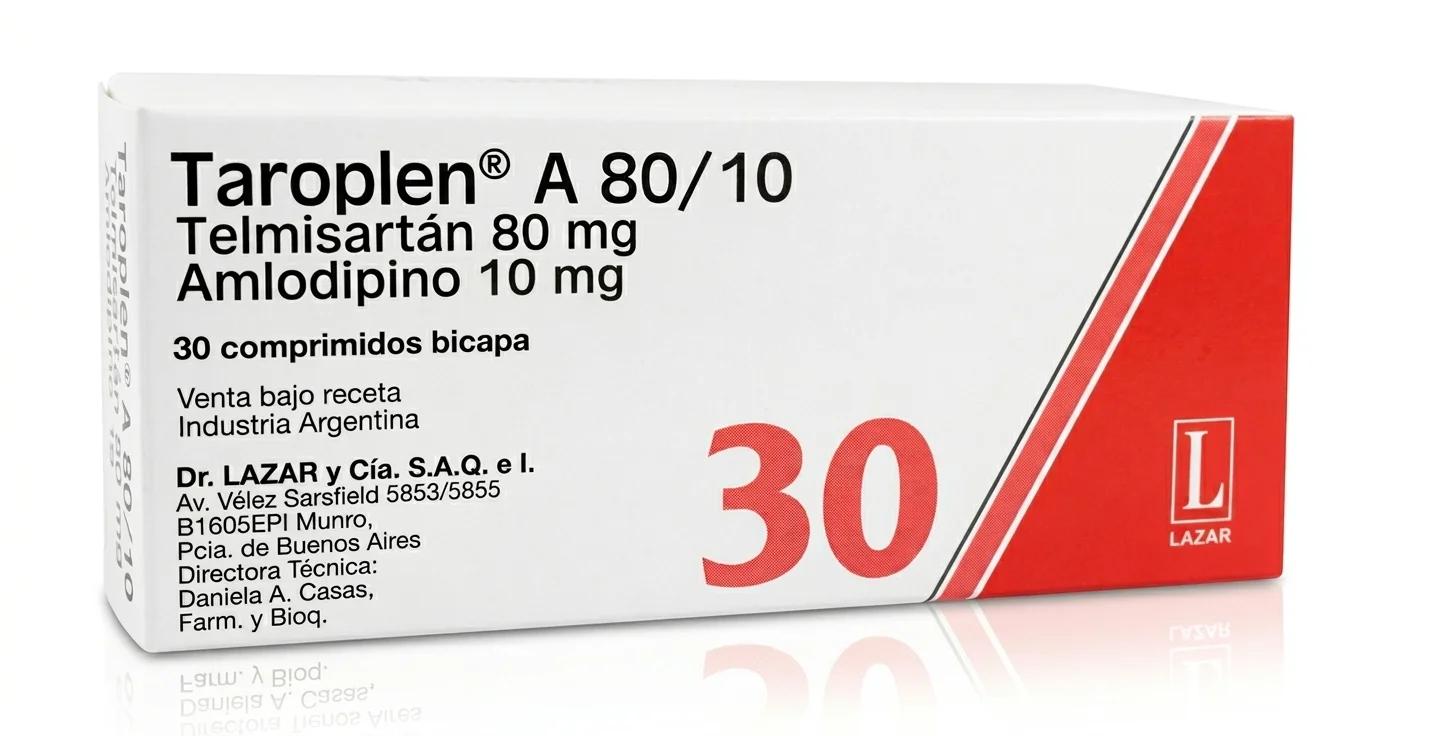TAROPLEN A 80/10 mg comp.x 30 — imagen 1