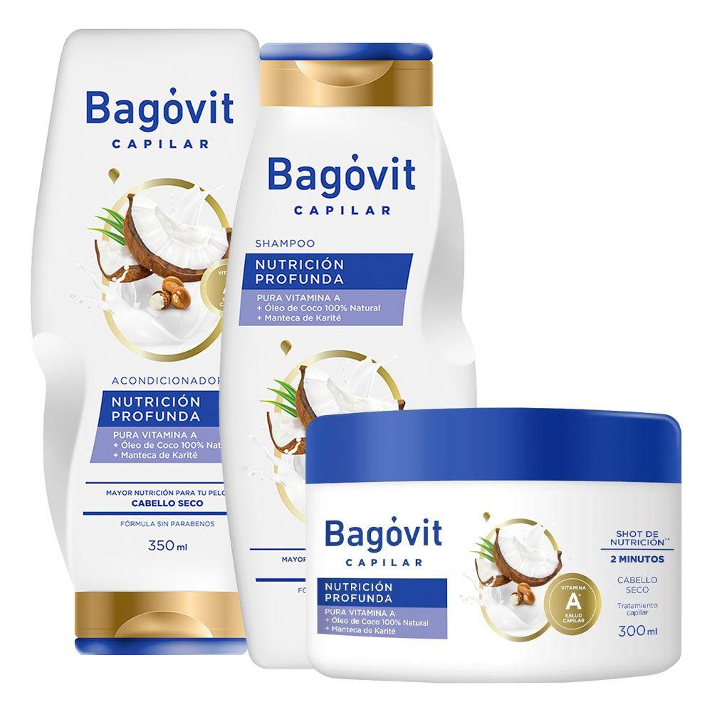 BAGOVIT CAPILAR NUTRICION PROFUNDA shampoo x 350 ml — imagen 1
