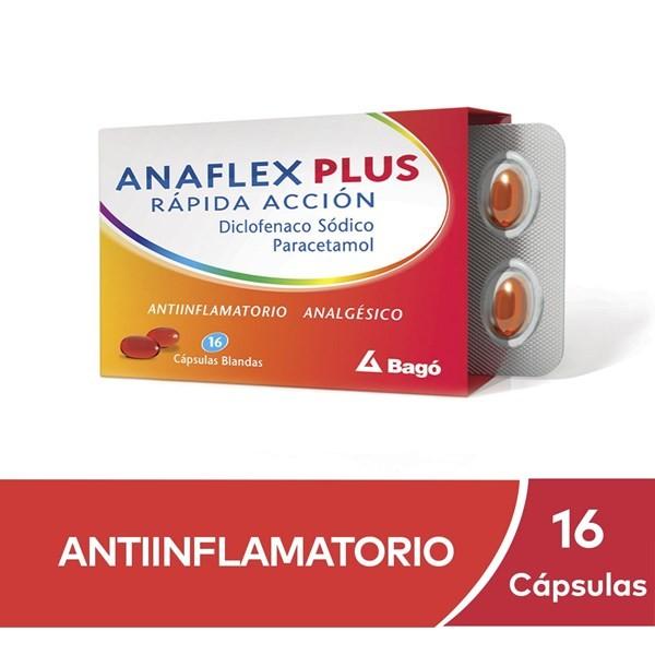 ANAFLEX PLUS RAPIDA ACCION caps.bl.x 16 — imagen 1