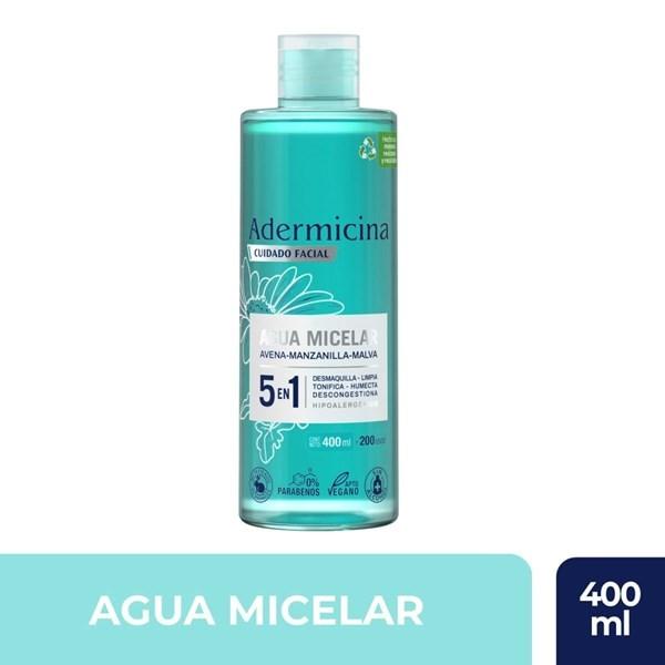 ADERMICINA CUIDADO FACIAL agua micelar env.x 400ml — imagen 1