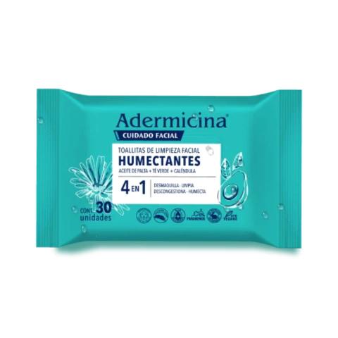 ADERMICINA CUIDADO FACIAL toallitas de limp. x 30 — imagen 1
